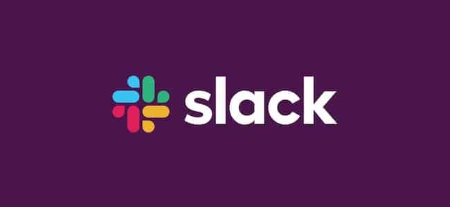 The logo for the messaging app Slack