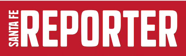 The logo of the Santa Fe Reporter newspaper