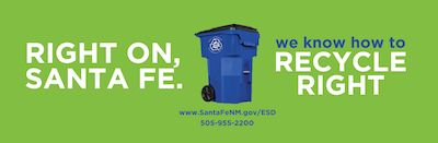 City of Santa Fe Recycling poster