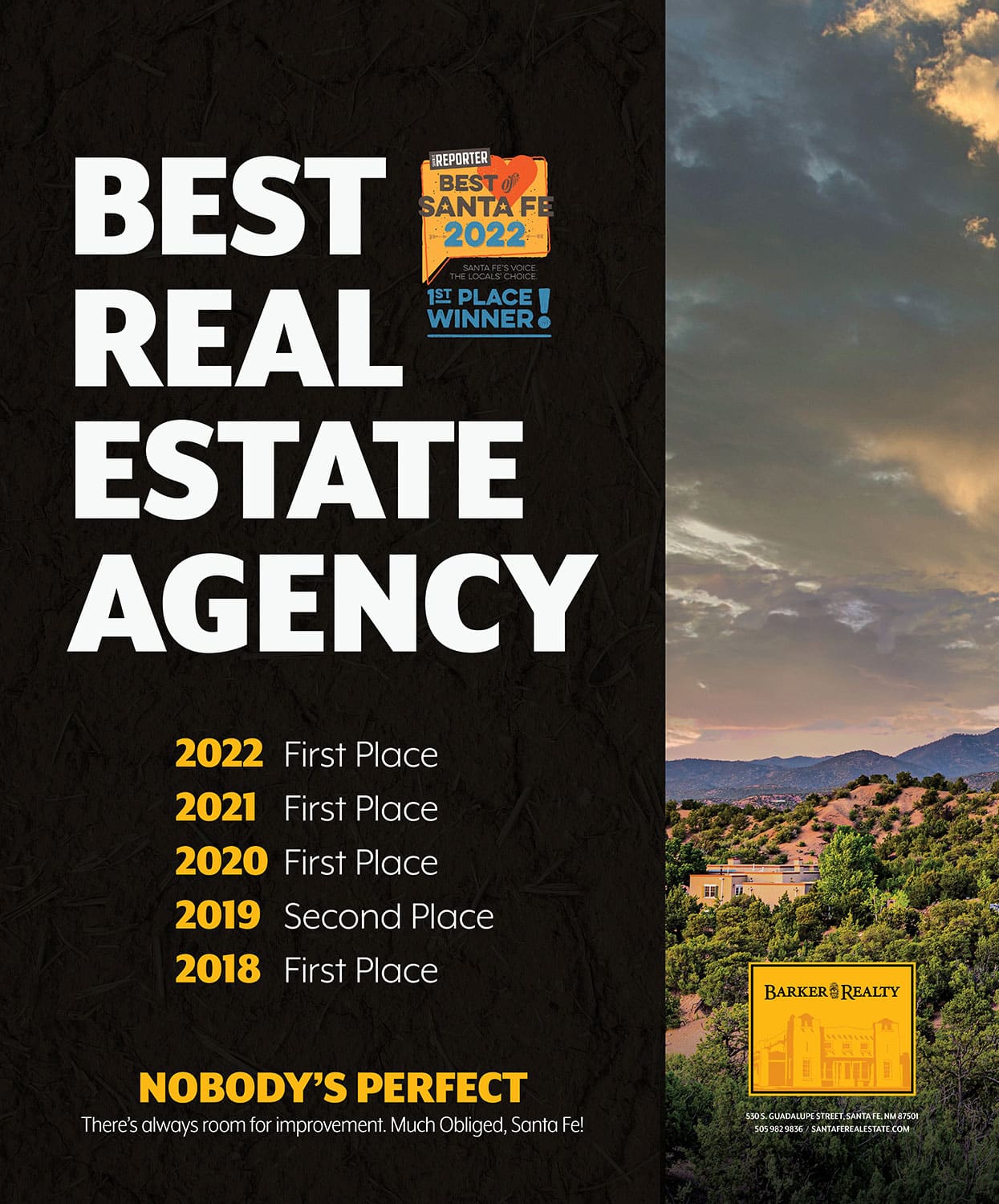 Best Real Estate Agency advertisement
