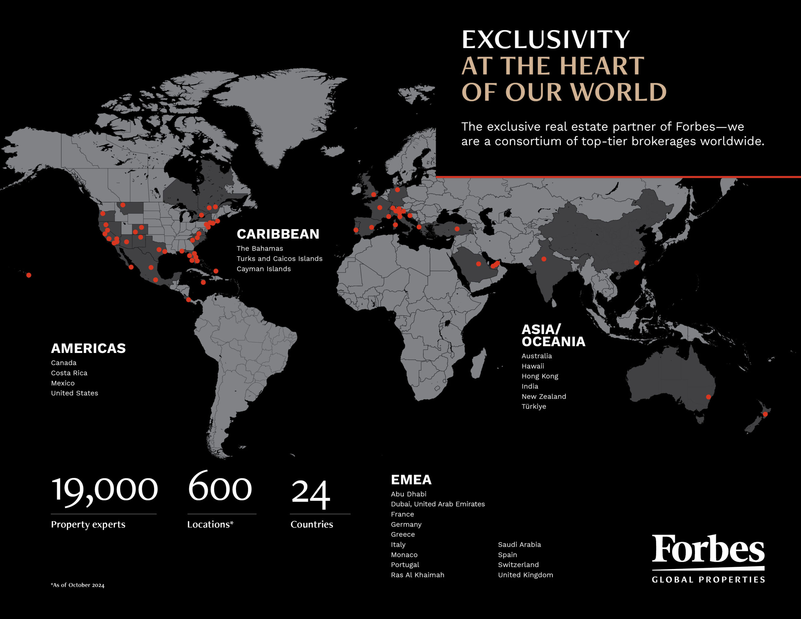 Forbes Global Properties - Member Map